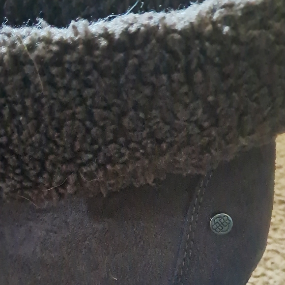 Dana Buchman Brown Lace Up Wedge Boots - Picture 6 of 6